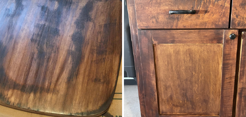 How to Fix Blotchy Stain on Wood