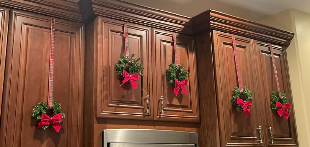 How to Hang Wreaths on Cabinets