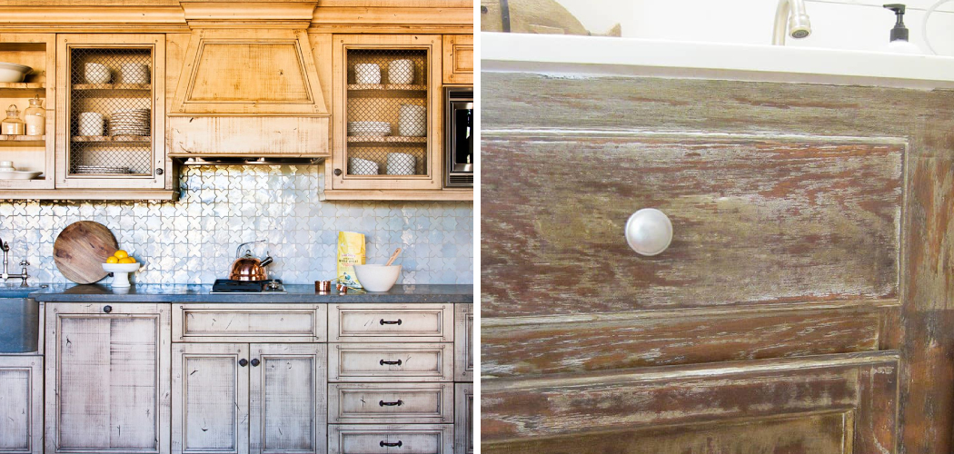 How to Make Cabinets Look Rustic