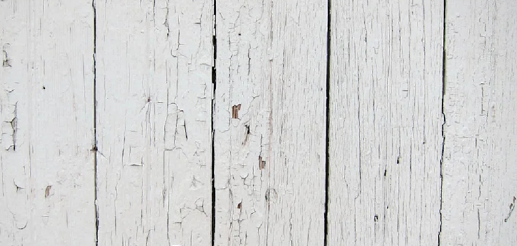 How to Paint Distressed White Wood