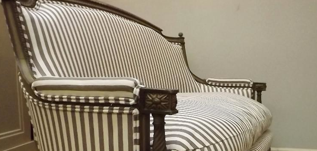 How to Reupholster an Antique Settee