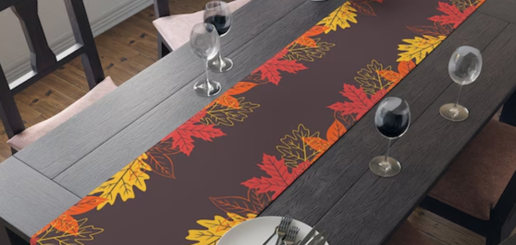 How to Style a Table Runner