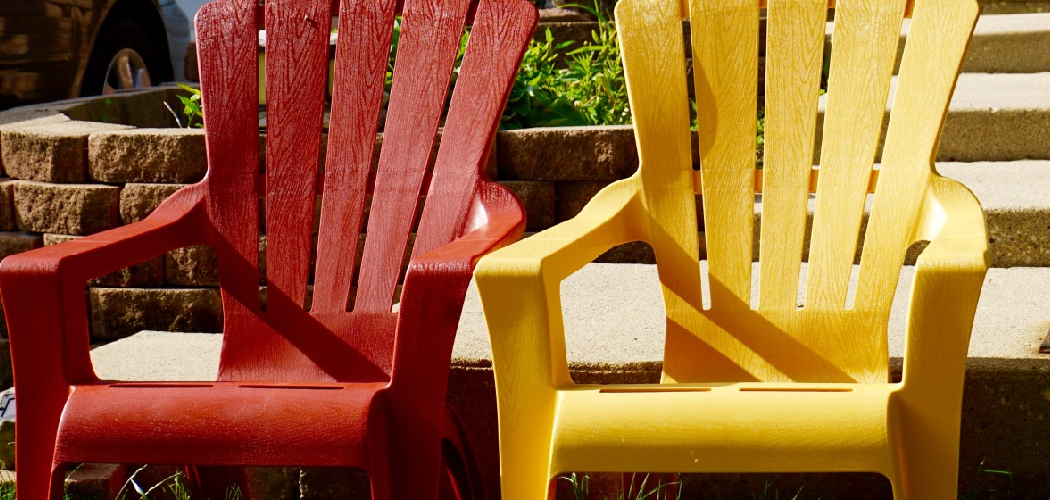 How to Make Plastic Chairs Look Nice